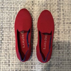 Red Rothy’s Loafers Size 6